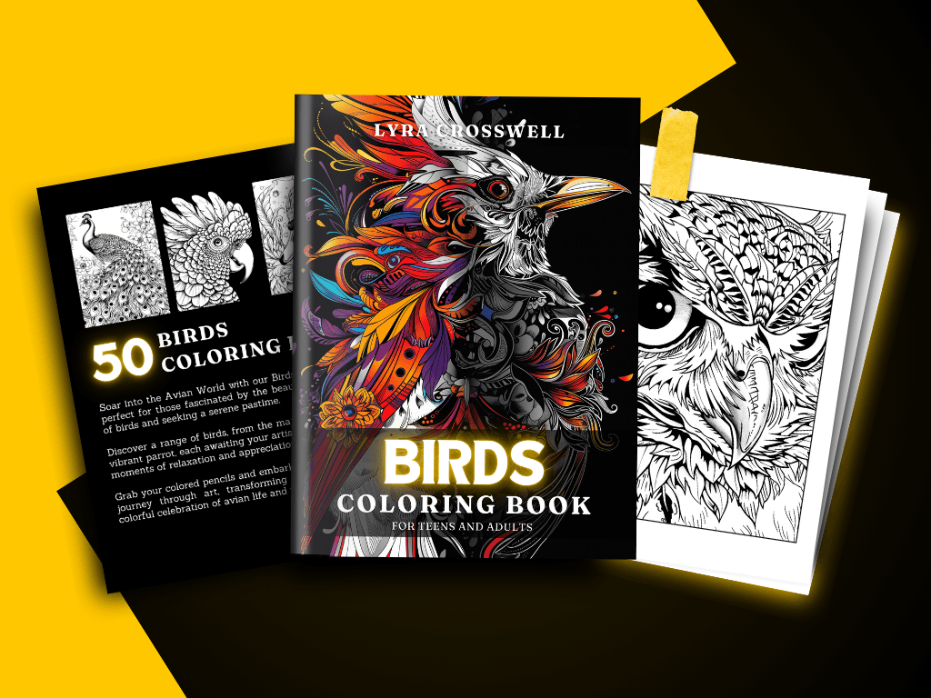 Bird Coloring Book Thumbnail Video