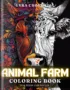 Animal Farm Coloring Book For Adults and Teens Cover