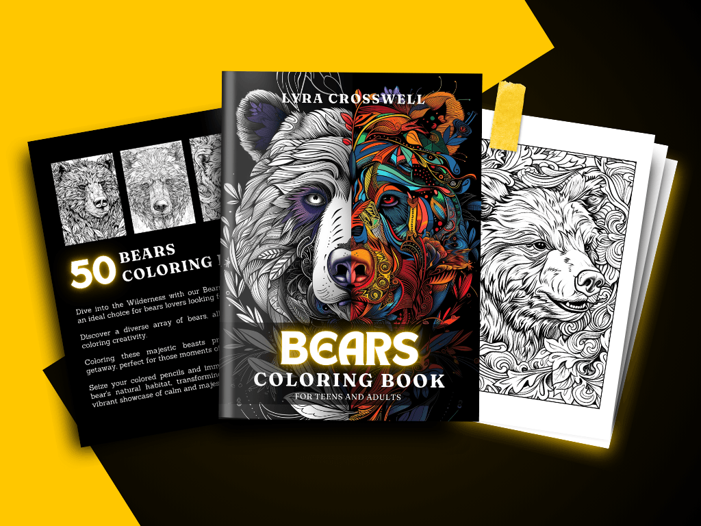 Bear Coloring Book Thumbnail Video