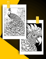 Bird Coloring Book Pages Examples
