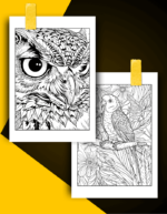 Bird Coloring Book Pages Examples 3