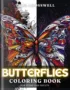 Butterfly Coloring Book For Adults and Teens Cover