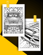 Car Coloring Book Pages Examples 3