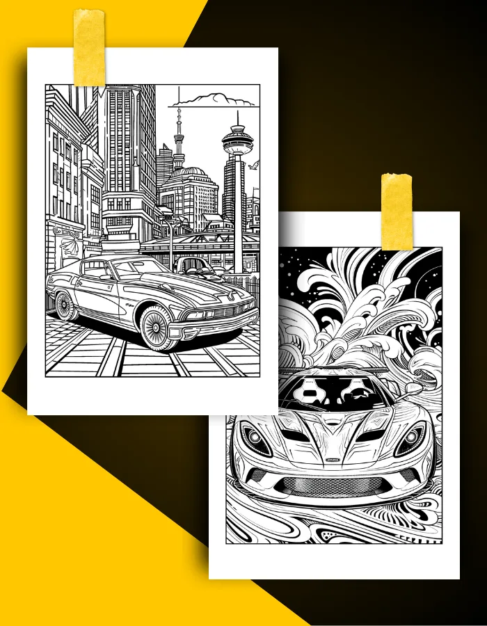 Car Coloring Book Pages 23 Car Coloring Book Pages Examples