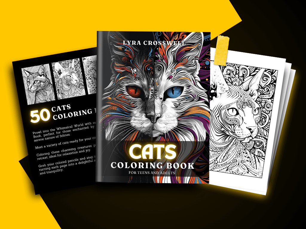 Cat Coloring Book Thumbnail Video