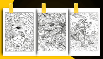 Crocodile Coloring Book For Adults and Teens Coloring Sheets Examples