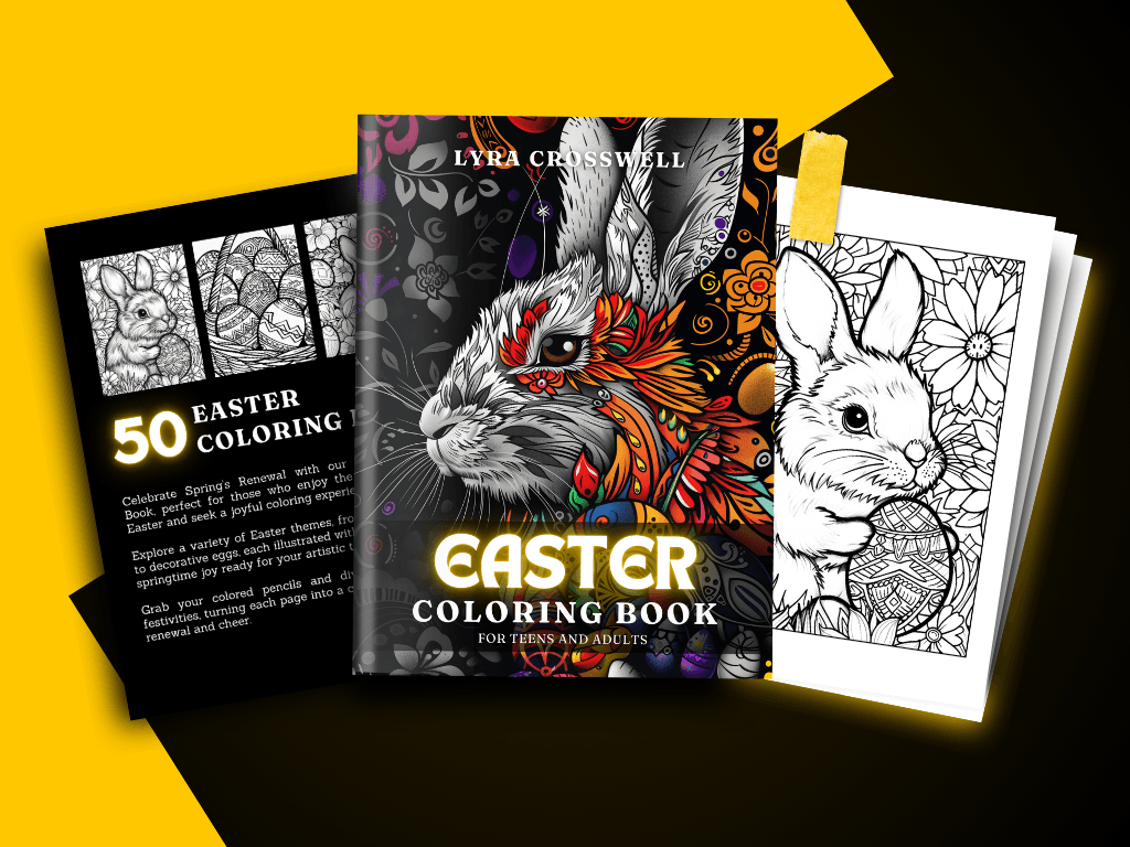 Easter Coloring Book Thumbnail Video