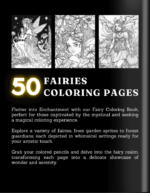 Fairy Coloring Book For Adults and Teens Cover 2