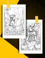 Fairy Coloring Book Pages Examples 2