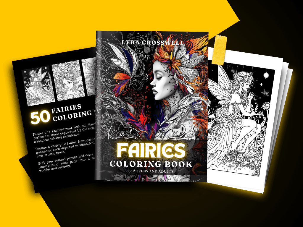 Fairy Coloring Book Thumbnail Video