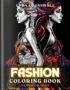 Fashion Coloring Book For Adults and Teens Cover