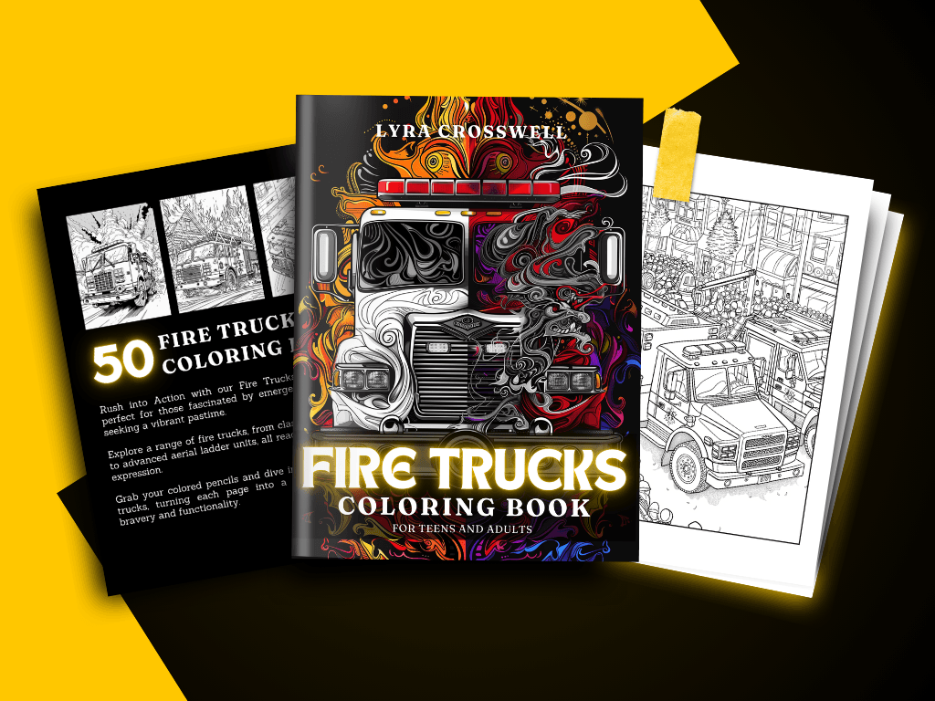 Fire Truck Coloring Book Thumbnail Video