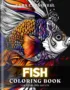 Fish Coloring Book For Adults and Teens Cover