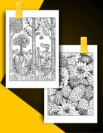 Forest Coloring Book Pages Examples 3