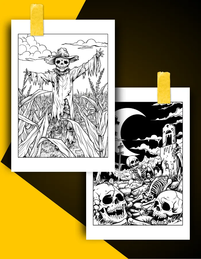 Halloween Coloring Book Pages 17 Halloween Coloring Book Pages Examples