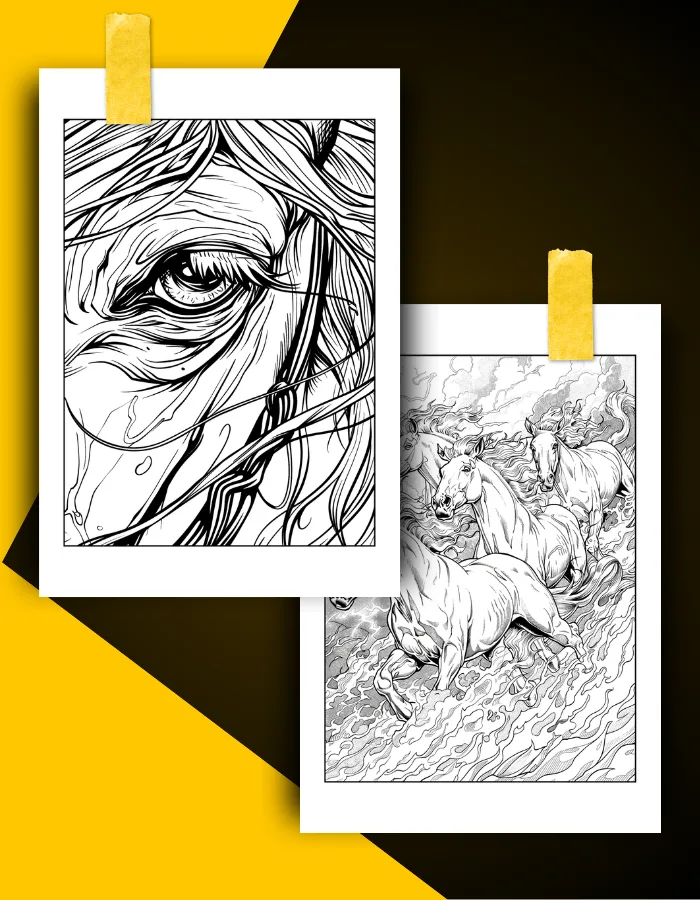 Horse Coloring Book Pages 17 Horse Coloring Book Pages Examples