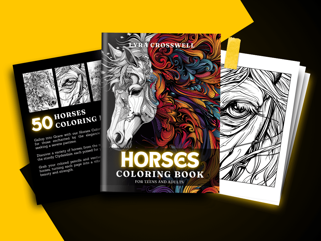 Horse Coloring Book Thumbnail Video