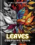 Leaf Coloring Book For Adults and Teens Cover
