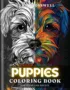 Puppy Coloring Book For Adults and Teens Cover