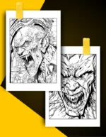 Vampire Coloring Book Pages Examples 2