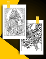 Viking Coloring Book Pages Examples 1
