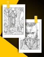 Viking Coloring Book Pages Examples