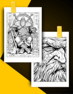 Viking Coloring Book Pages Examples 2