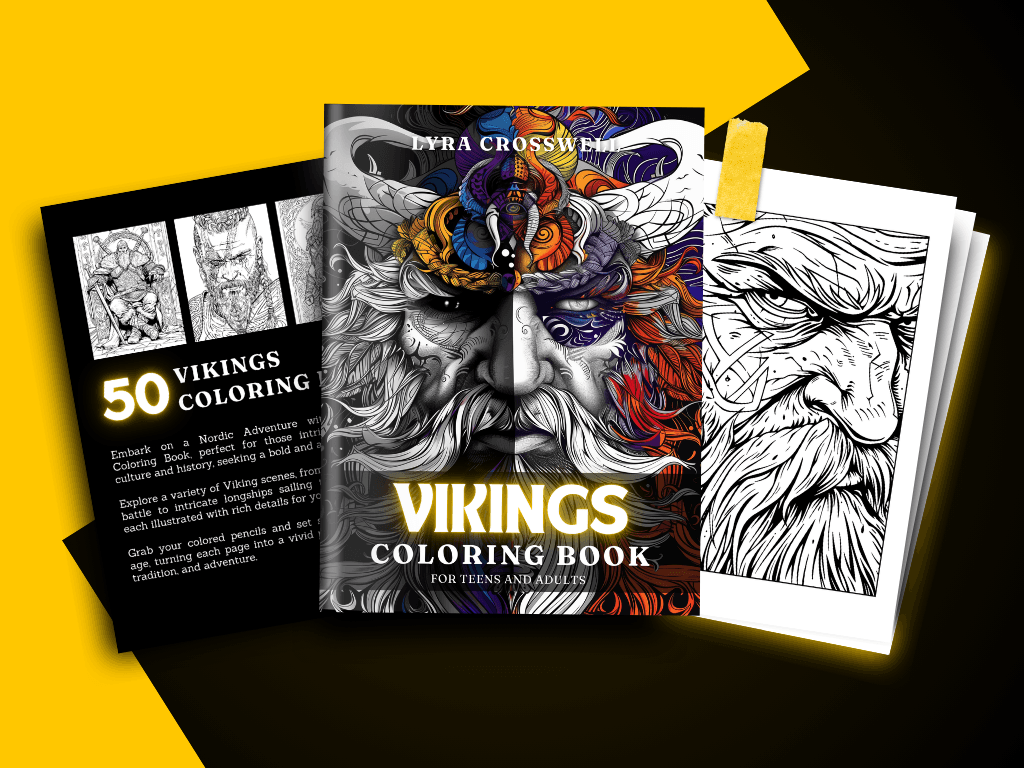 Viking Coloring Book Thumbnail Video