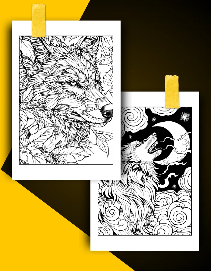 Wolf Coloring Book Pages 19 Wolf Coloring Book Pages Examples