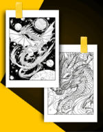 dragon Coloring Book Pages Examples